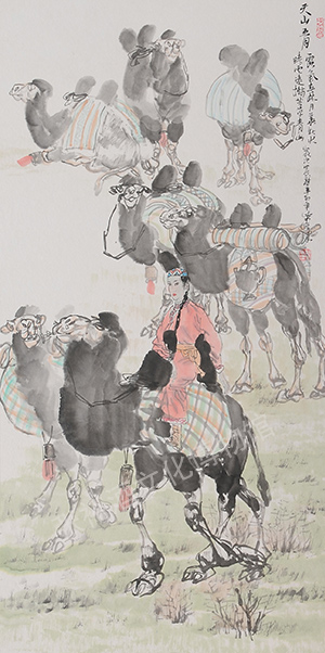 1901柴京津《天山五月》